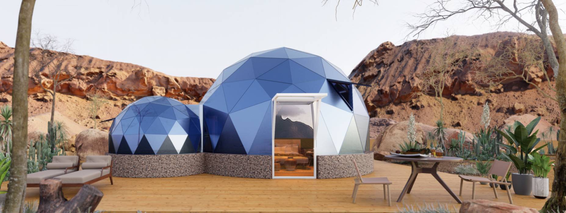 清远球形智能光伏玻璃星空房